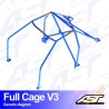 AST Rollcages V3 Bolt-In 6-Point Roll Cage for Audi 100 Quattro