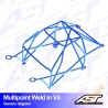 AST Rollcages V4 Weld-In 10-Point Roll Cage for Audi 100 Quattro - FIA