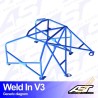 AST Rollcages V3 Weld-In 8-Point Roll Cage for Fiat Seicento - FIA