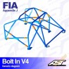 AST Rollcages V4 Bolt-In 6-Point Roll Cage for Honda CRX ED / EE / EF - FIA