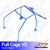 AST Rollcages V2 Bolt-In 6-Point Roll Cage for Honda Prelude 3G (88-91)