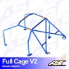 AST Rollcages V2 Bolt-In 6-Point Roll Cage for Mazda 323 BG (89-94)
