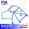 AST Rollcages V1 Bolt-In 6-Point Roll Cage for Mitsubishi Lancer Evo 5 (V) - FIA