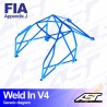 AST Rollcages V4-V Weld-In 8-Point Roll Cage for Peugeot 106 - FIA