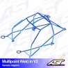 AST Rollcages V2-V Weld-In 10-Point Roll Cage for Peugeot 106 - FIA
