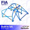 AST Rollcages V4 Bolt-In 6-Point Roll Cage for Audi 200 Quattro - FIA