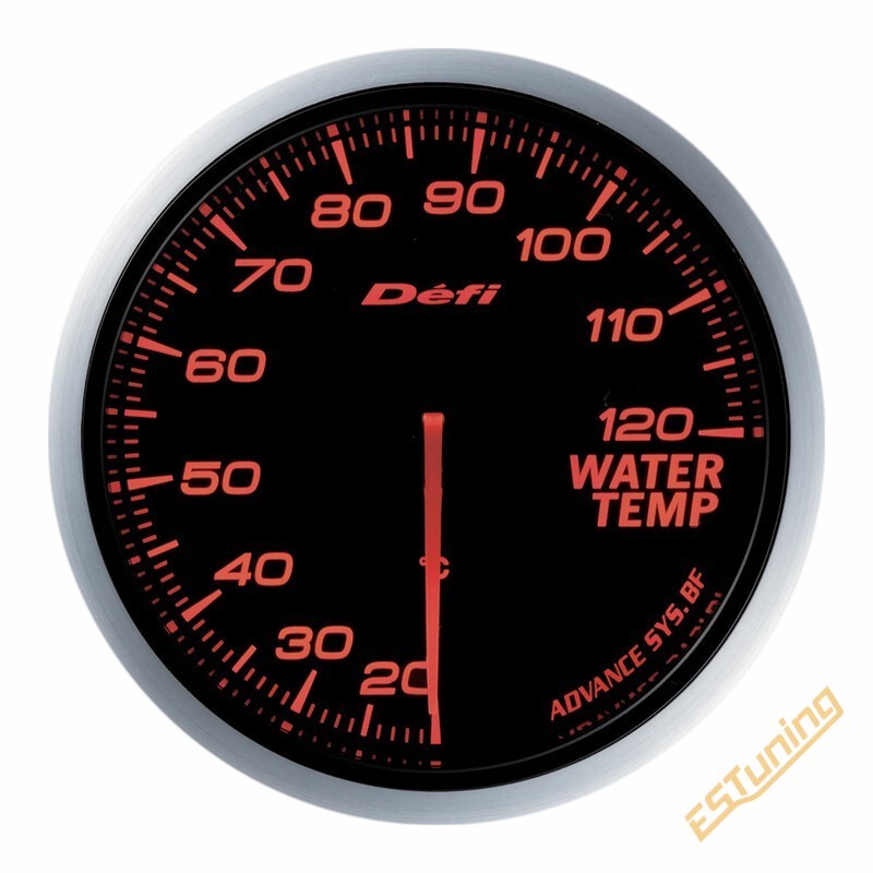 Défi BF vee temperatuuri näidik, punane, 60 mm