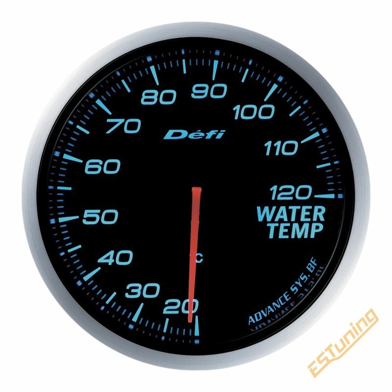 Défi BF Water Temperature Gauge, Blue, 60 mm