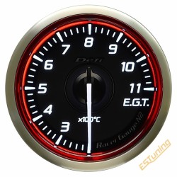 Défi Racer N2 väljalaske temperatuuri näidik (EGT), 60 mm, punane