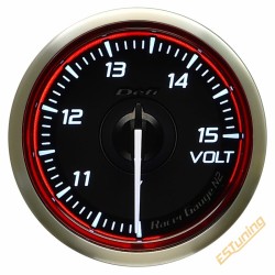 Défi Racer N2 voltmeeter, 52 mm, punane