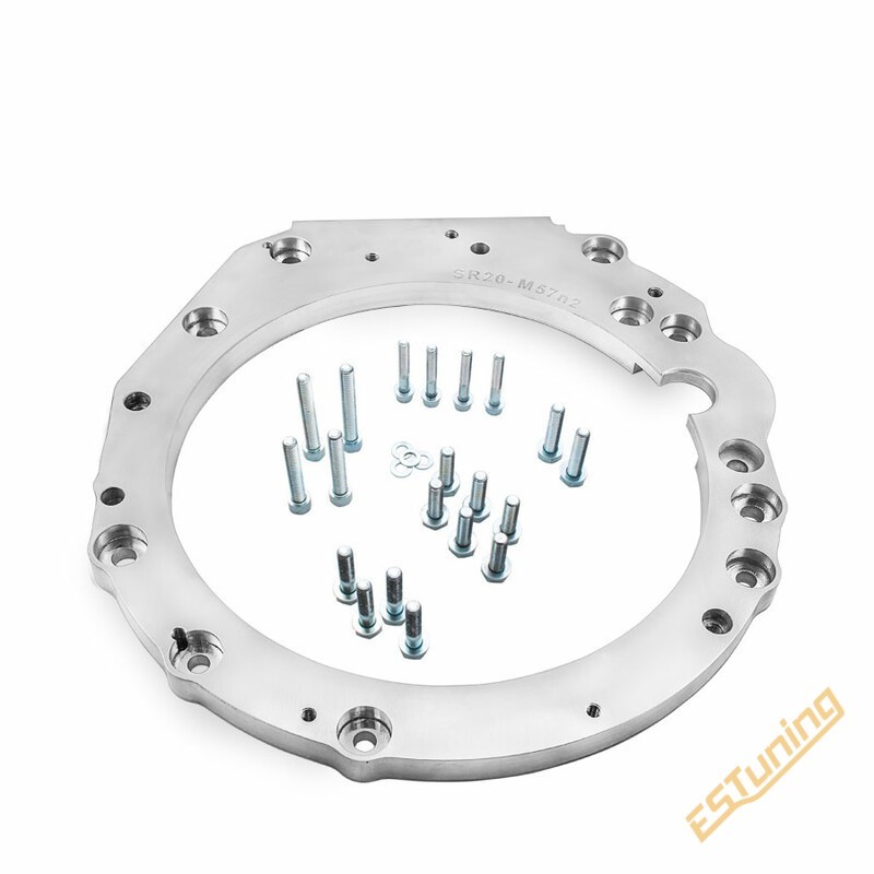 Adapter Plate - BMW M57N Gearbox on Nissan SR20 Engine