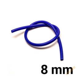 Silicone Hose Ø8 mm - Blue (per meter)