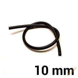 Silicone Hose Ø10 mm - Black (per meter)