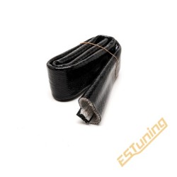 Ø50 mm Heat Protective Velcro Sleeve, Black, 1 meter