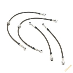 Braided Brake Hoses for Citroen Xsara, without ABS (97-00)